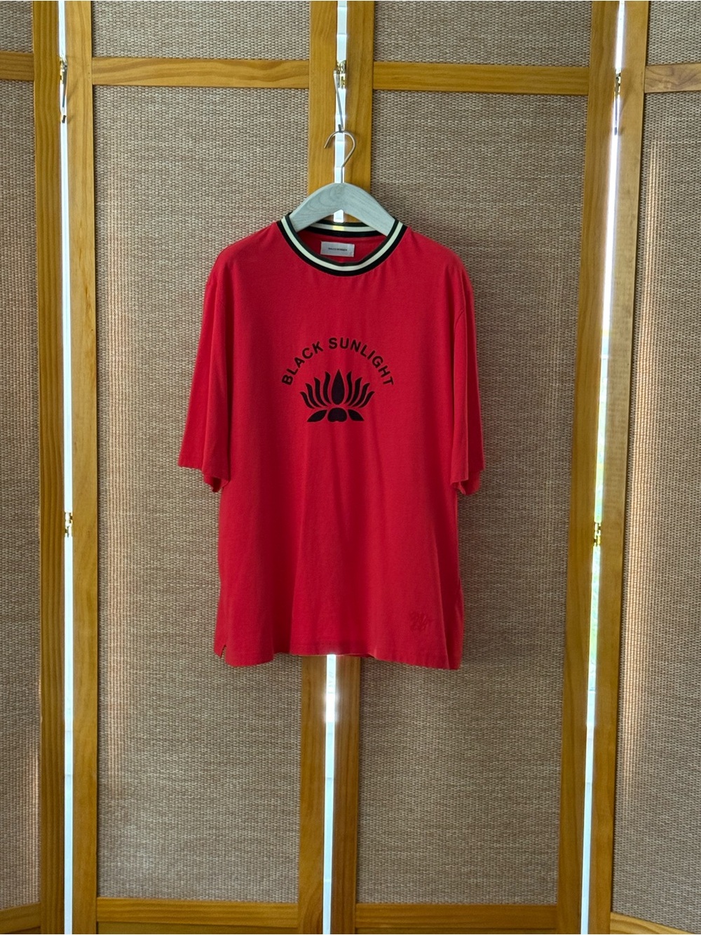 Wales Bonner Red Graphic Crewneck Tee